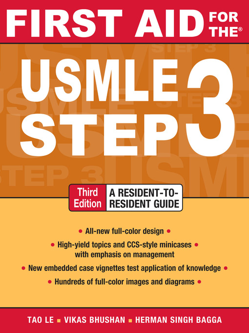 Title details for First Aid for the USMLE Step 3 by Tao Le - Available